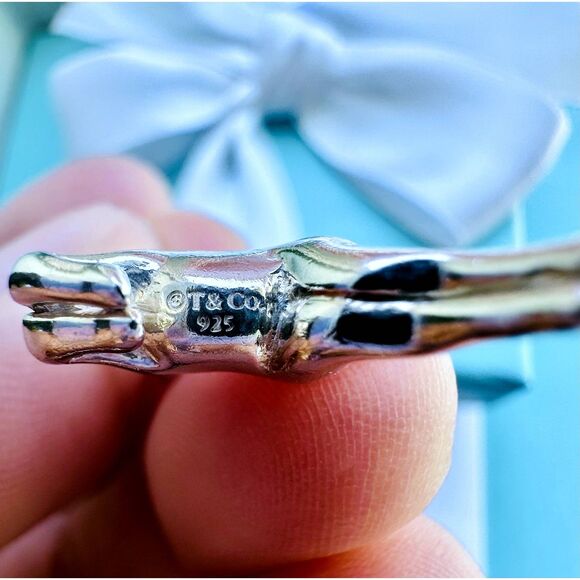 Tiffany & Co. Extremely RARE Rudolph Reindeer Christmas Charm Silver Red Enamel - Picture 8 of 9